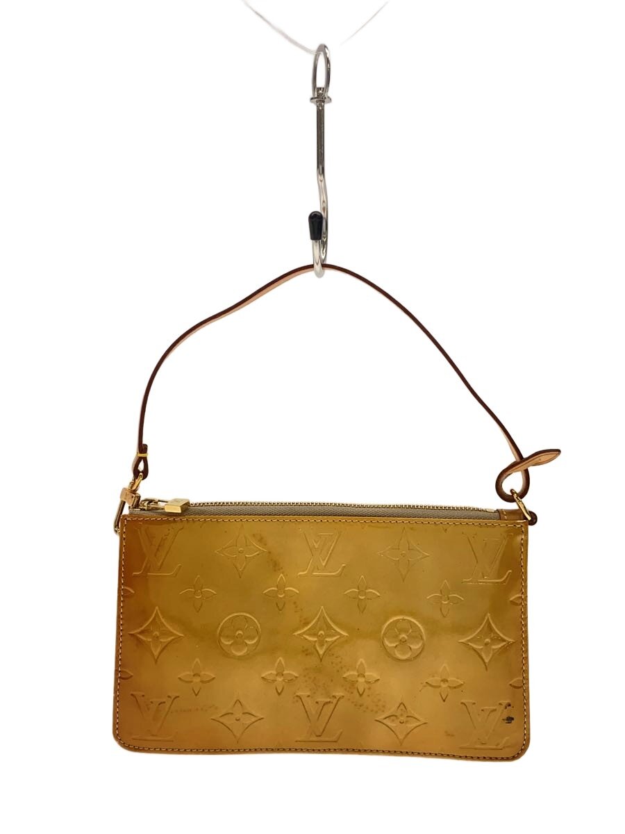 【中古】LOUIS VUITTON◆レキシントン_モノグラム・ヴェルニ/エナメル/BEG/総柄【バッグ】