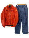 【中古】DESCENTE◆スポーツウェアー/L/オレンジ/ネイビー/dat-3555/3557p【スポーツ】