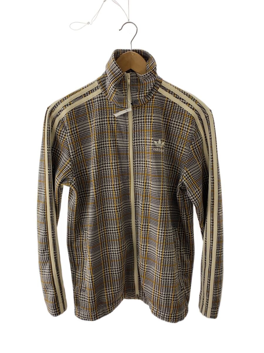 【中古】adidas◆ジャージ/M/ポリエステル/マルチカラー/千鳥格子/ED6135【メンズウェア】