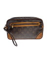 【中古】LOUIS VUITTON◆マルリー・ドラゴンヌGM_モノグラム・キャンバス_BRW/PVC/BRW【バッグ】
