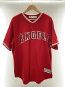 【中古】Majestic◆スポーツウェアー/L/RED//【スポーツ】