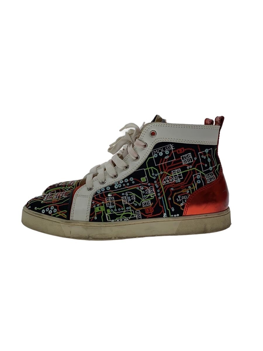 【中古】Christian Louboutin◆ハイカットスニーカー/43/BLK【シューズ】