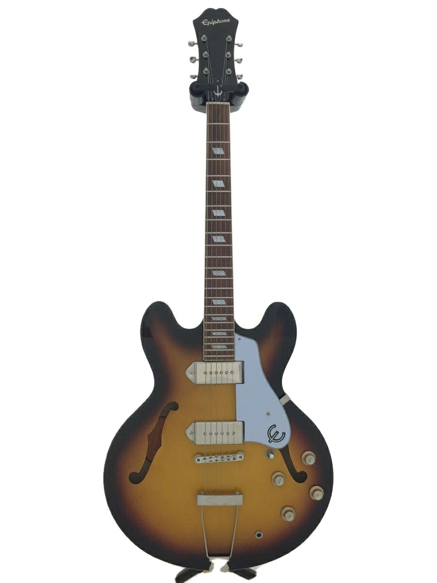 【中古】Epiphone◆Casino/Vintage sunburst/2019/カジノ/ブリッジ換装/本体のみ/中国製【楽器】