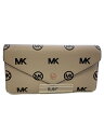【中古】MICHAEL KORS◆長財布/レザー/GRY/総柄/レディース/35R4STVE7L【服飾雑貨他】