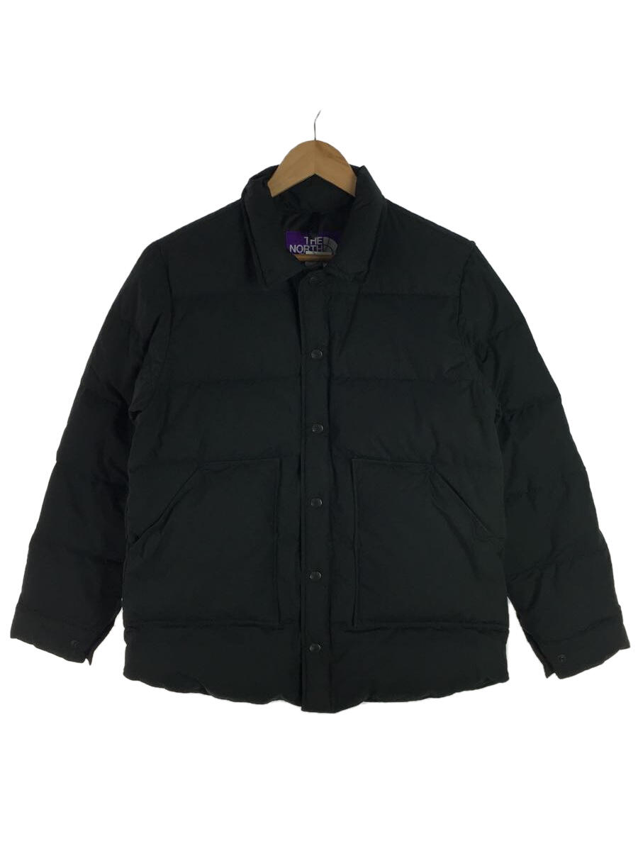 【中古】THE NORTH FACE PURPLE LABEL◆Midweight 65/35 Stuffed Shirt/ダウンジャケット/S/ポリエステル/BLK【メンズウェア】