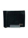 【中古】Salvatore Ferragamo◆2つ折り財布/マネークリップ/レザー/BLK/メンズ/KD-66 8060【服飾雑貨他】(4)