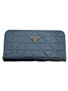 【中古】PRADA◆NERO/長財布/レザー/1ML506/ファスナープル欠損//【服飾雑貨他】