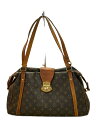 【中古】LOUIS VUITTON◆ストレーザGM_モノグラム・キャンバス_BRW/PVC/BRW//【バッグ】(4)