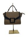 【中古】Azul by moussy◆ショルダーバッグ/--/KHK/無地【バッグ】(4)
