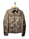 【中古】BURBERRY LONDON◆ダウンジャケット/42/ポリエステル/ブラウン/無地【レディースウェア】