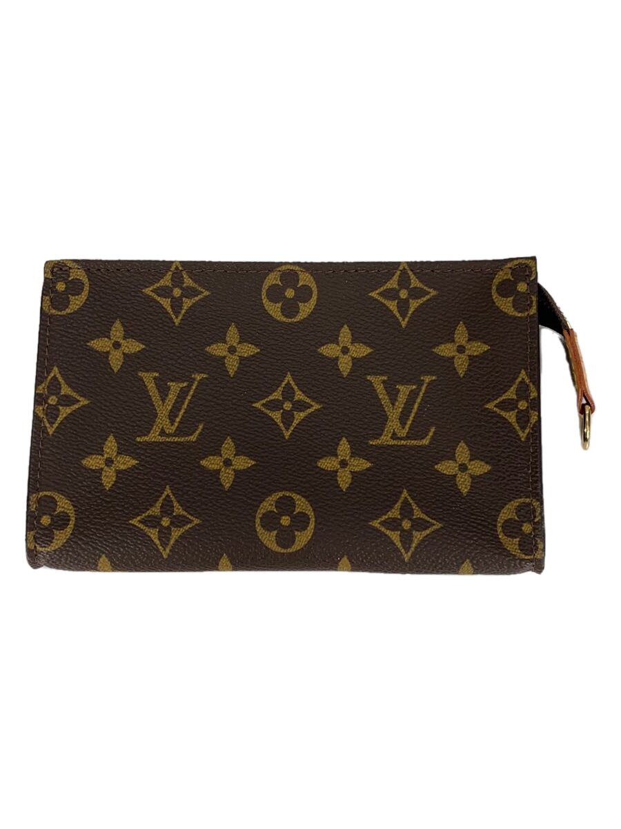 LOUIS VUITTON - 【中古】LOUIS VUITTON◆ポッシュ・トワレット15_モノグラム・キャンバス_BRW/PVC/BRW【バッグ】