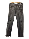 【中古】HARLEY DAVIDSON◆ボトム/32/牛革/BLK/無地【メンズウェア】(4)