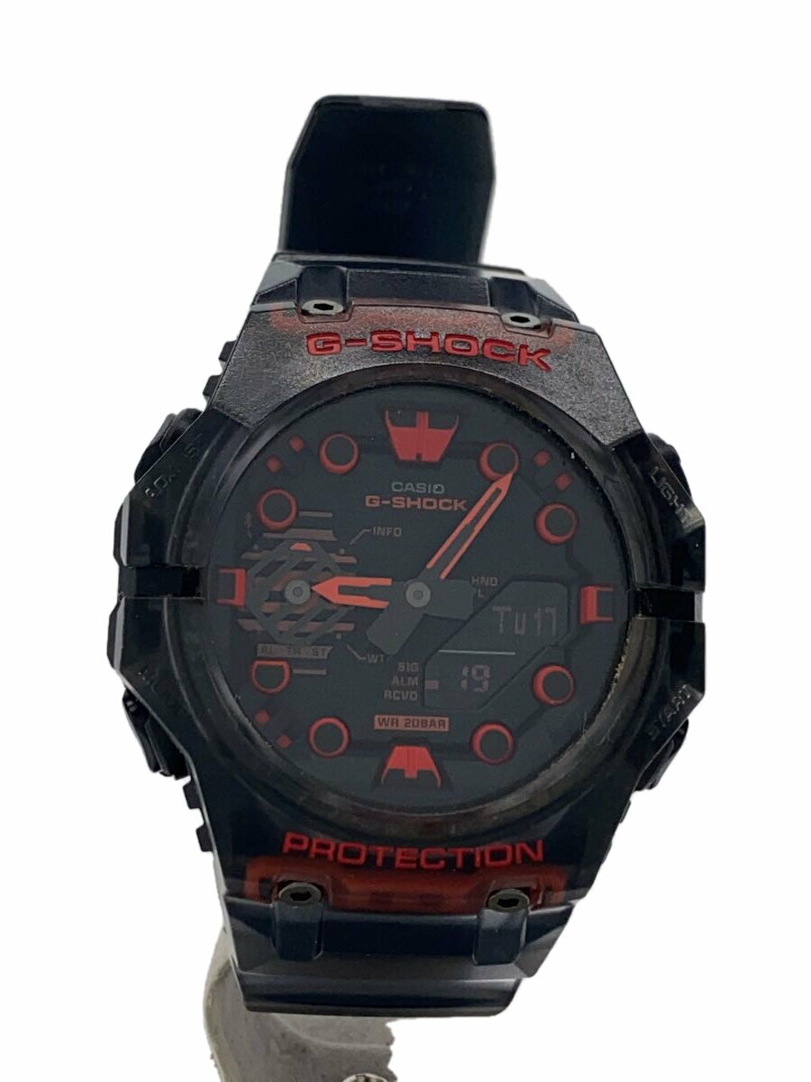 【中古】CASIO◆クォーツ腕時計_G-SHOCK/デジタル/ラバー/BLK【服飾雑貨他】