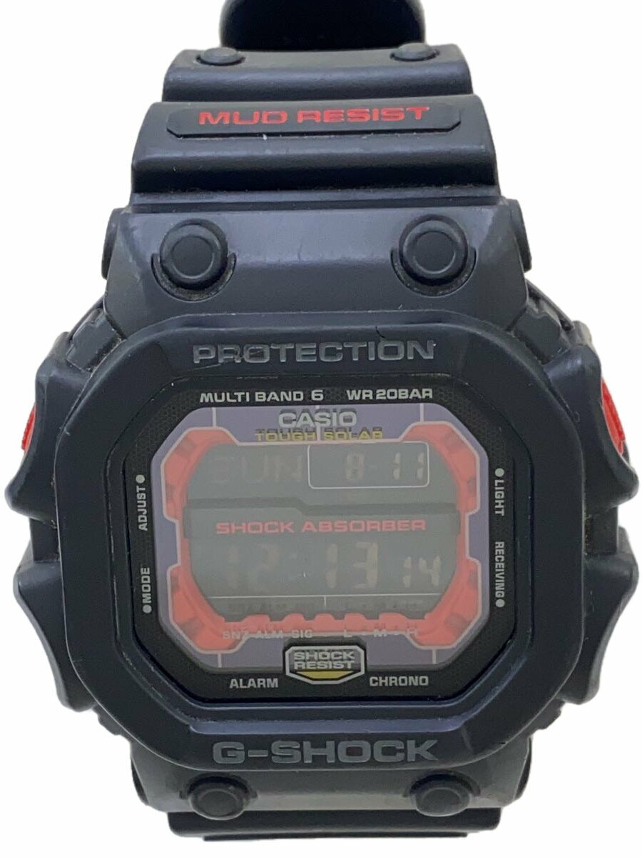 【中古】CASIO◆ソーラー腕時計・G-SHOCK/デジタル/BLK【服飾雑貨他】