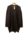【中古】TAUPE/カーディガン(厚手)/L/ウール/BRW/無地//【メンズウェア】