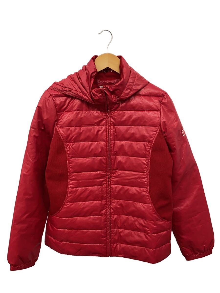 BURBERRY GOLF◆ダウンジャケット/L/ポリエステル/RED/BGP65-343-15