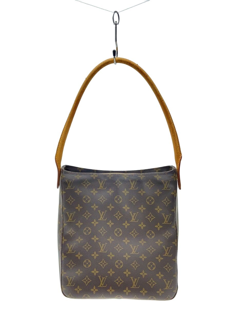 LOUIS VUITTON◆ルーピングGM_モノグラム・キャンバス/PVC/BRW/M51145