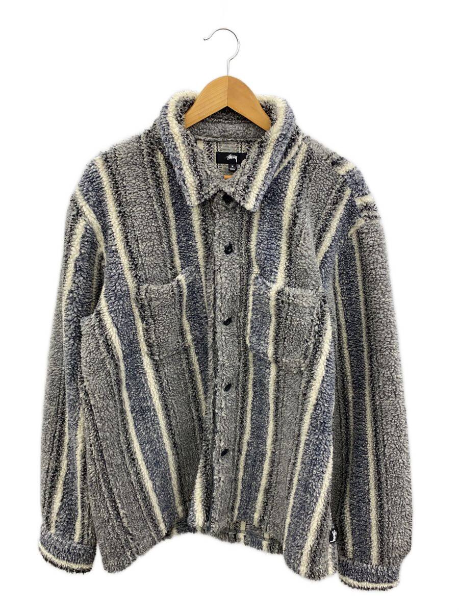 【ブランド】STUSSY 【ブランドカナ】ステューシー 【型番】 【程度】B 【サイズ】L 【メインカラー】グレー 【素材・生地】ポリエステル 【キーワード】　　 2026/02/15 セカンドストリート大村店【3769】【中古】STUSSY◆Stripe Sherpa Shiirt/ジャケット/L ブランド STUSSY 型番 カラー グレー 柄 ストライプ 素材・生地 ポリエステル>色・素材について サイズ L>サイズ表示について 実寸（cm） 【ジャケット】 肩幅：55.5 / 身幅：62.5 / 着丈：77 / 袖丈：70 / ゆき：/ 【その他】 その他サイズ：/ 商品は　セカンドストリート大村店の店頭にて販売しております。商品に関するお問合わせは、お電話(TEL:0957-49-6600)にて、問合わせ番号：2337695854525をお伝えください。 配送方法やお支払い方法に関するお問い合わせは、サポートセンターまでご連絡をお願いします。 ※お電話の対応は営業時間内のみとなります。お問い合わせフォームでお問い合わせの際はご注文番号をご記入下さい この商品に関する出品店舗からのコメント フロントにシミがございますが、まだまだご使用頂けるお品物となっております。