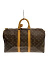 【中古】LOUIS VUITTON◆キーポル45_モノグラム・キャンバス_BRW/PVC/BRW【バッグ】