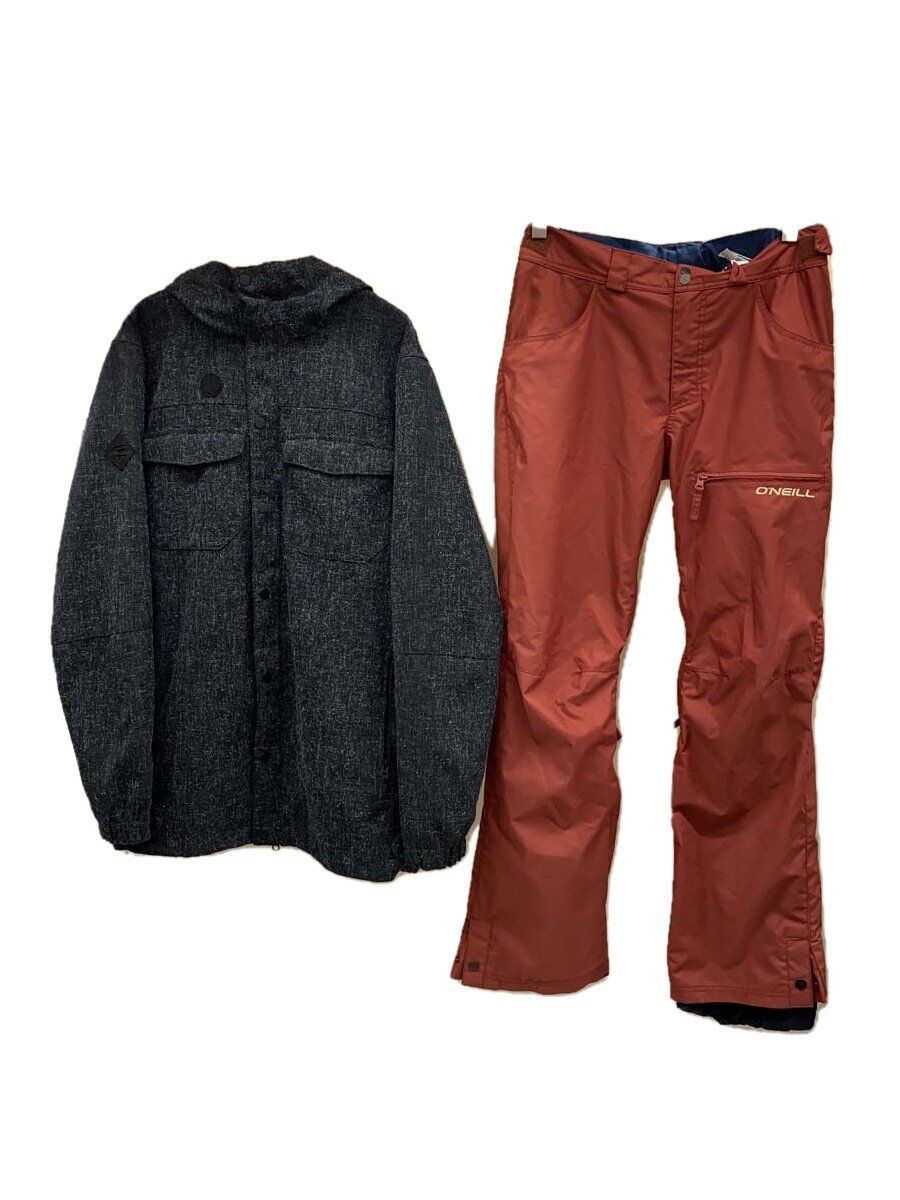 【中古】ONEILL◆ウェアー/M/ジャケト:グレー ボトム:ボルドー【スポーツ】