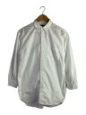 【中古】THE NORTH FACE PURPLE LABEL◆Cotton Polyester Typewriter Shirt/長袖シャツ/コットン/WHT...