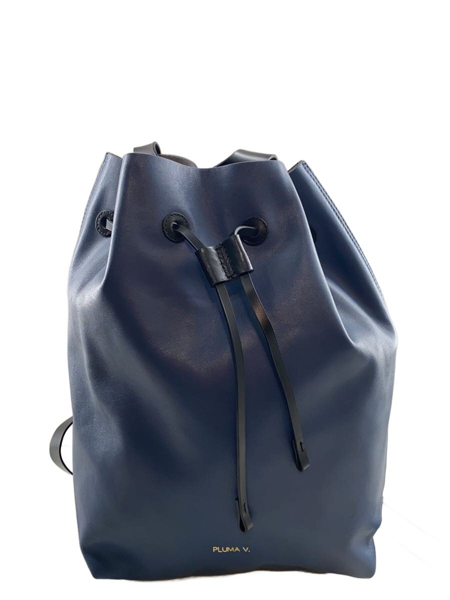 【中古】PLUMA V./バッグ/山羊革/BLU【バッグ】