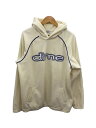 【中古】Dime◆汚れ有/パーカー/L/ポリエステル/WHT【メンズウェア】(4)