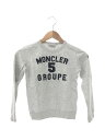 【中古】MONCLER◆スウェット/--/コットン/グレー【キッズ】