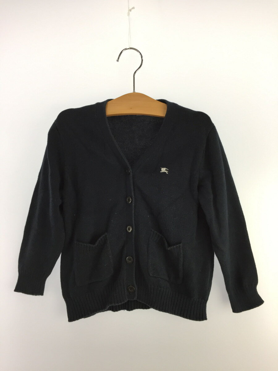 【中古】BURBERRY LONDON◆カーディガン/110cm/コットン/NVY/BB397-405-30【キッズ】