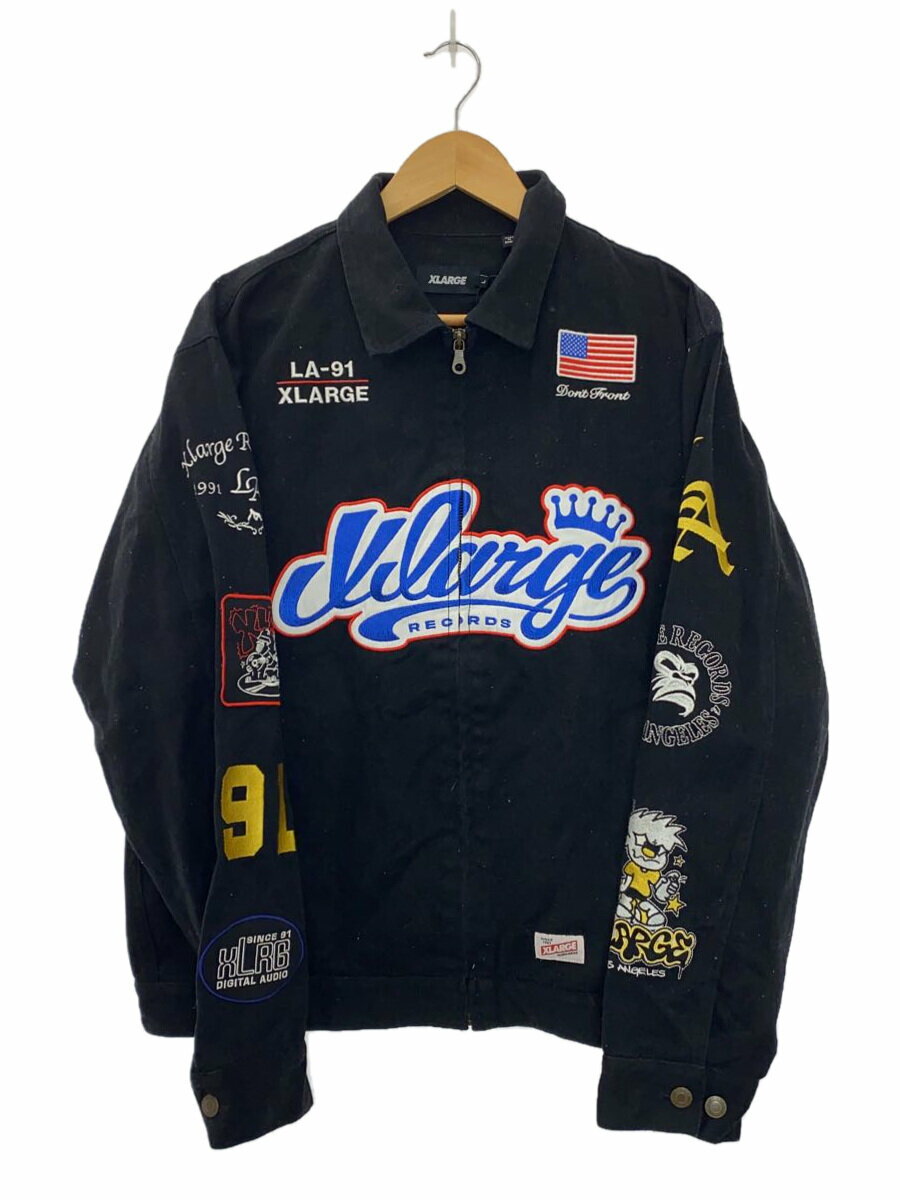 【中古】X-LARGE◆ジャケット/L/コットン/BLK/101231021002【メンズウェア】