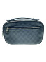 【中古】LOUIS VUITTON◆アンブレール_ダミエ・グラフィット_BLK/PVC/BLK【バッグ】