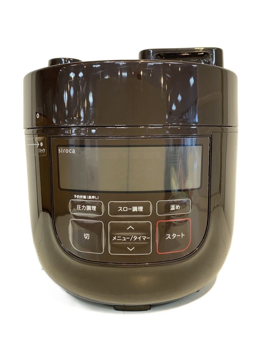 【中古】siroca(Auc Sale)◆電気調理鍋 SP-D131 ブラウン【家電・ビジュアル・オーディオ】