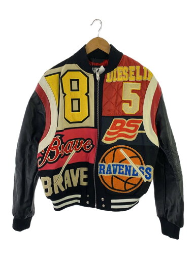【中古】DIESEL◆レザージャケット・ブルゾン/L/--/BLK/L-KEIR/21AW【メンズウェア】 【中古】DIESEL◆レザージャケット・ブルゾン/L/--/BLK/L-KEIR/21AW【メンズウェア】