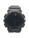 【中古】CASIO◆G-SHOCK/GA-100-1A1JF/クォーツ腕時計/デジアナ/ラバー/BL ...