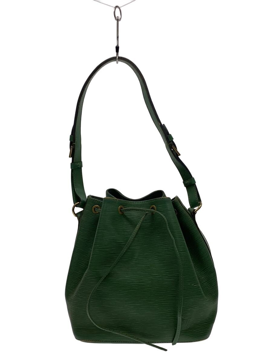 【中古】LOUIS VUITTON◆プチ ノエ_エピ/レザー/GRN【バッグ】