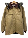 【中古】Carhartt◆ワークジャケット/M/ベージュ/05052-114/フーデッドジャケット【メンズウェア】