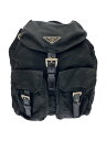 【中古】PRADA◆リュック/ナイロン/BLK/無地【バッグ】(4)