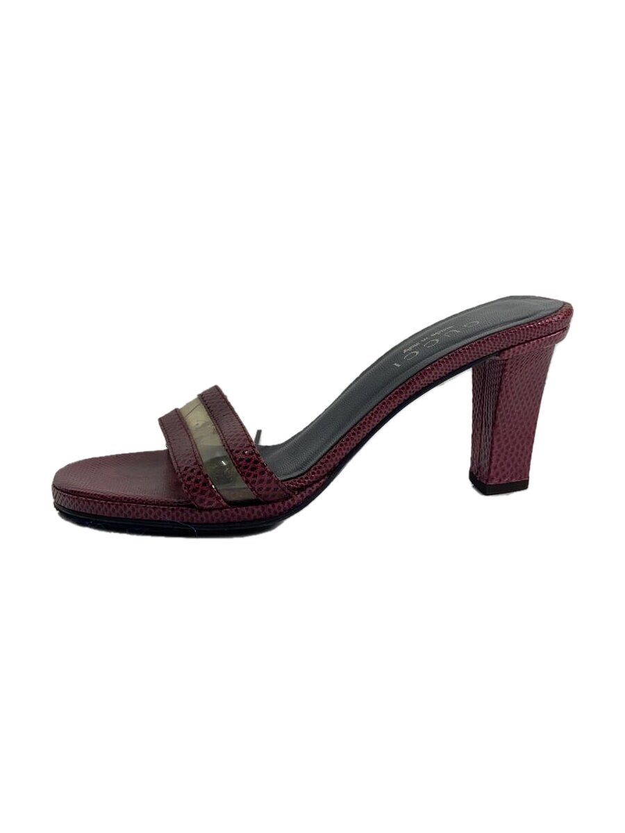 【中古】GUCCI◆サンダル/34.5/BRD【シューズ】