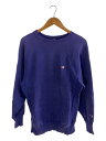 【中古】Champion◆90S/VINTAGE/リバースウィーブ/良フェード/スウェット/L/コットン/ナス紺/無地【メンズウェア】