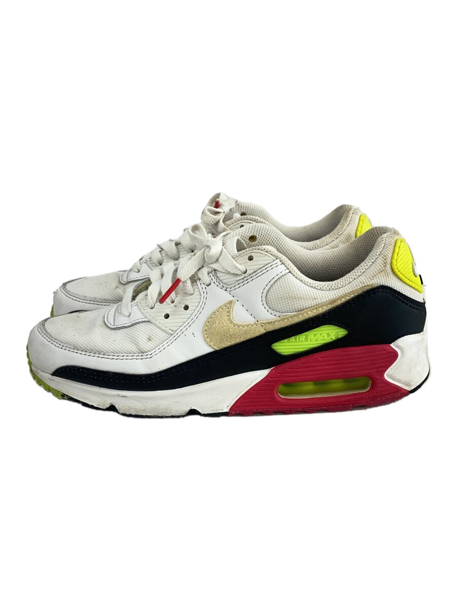 【中古】NIKE◆AIR MAX 90_エア マックス 90/26.5cm/WHT【シューズ】
