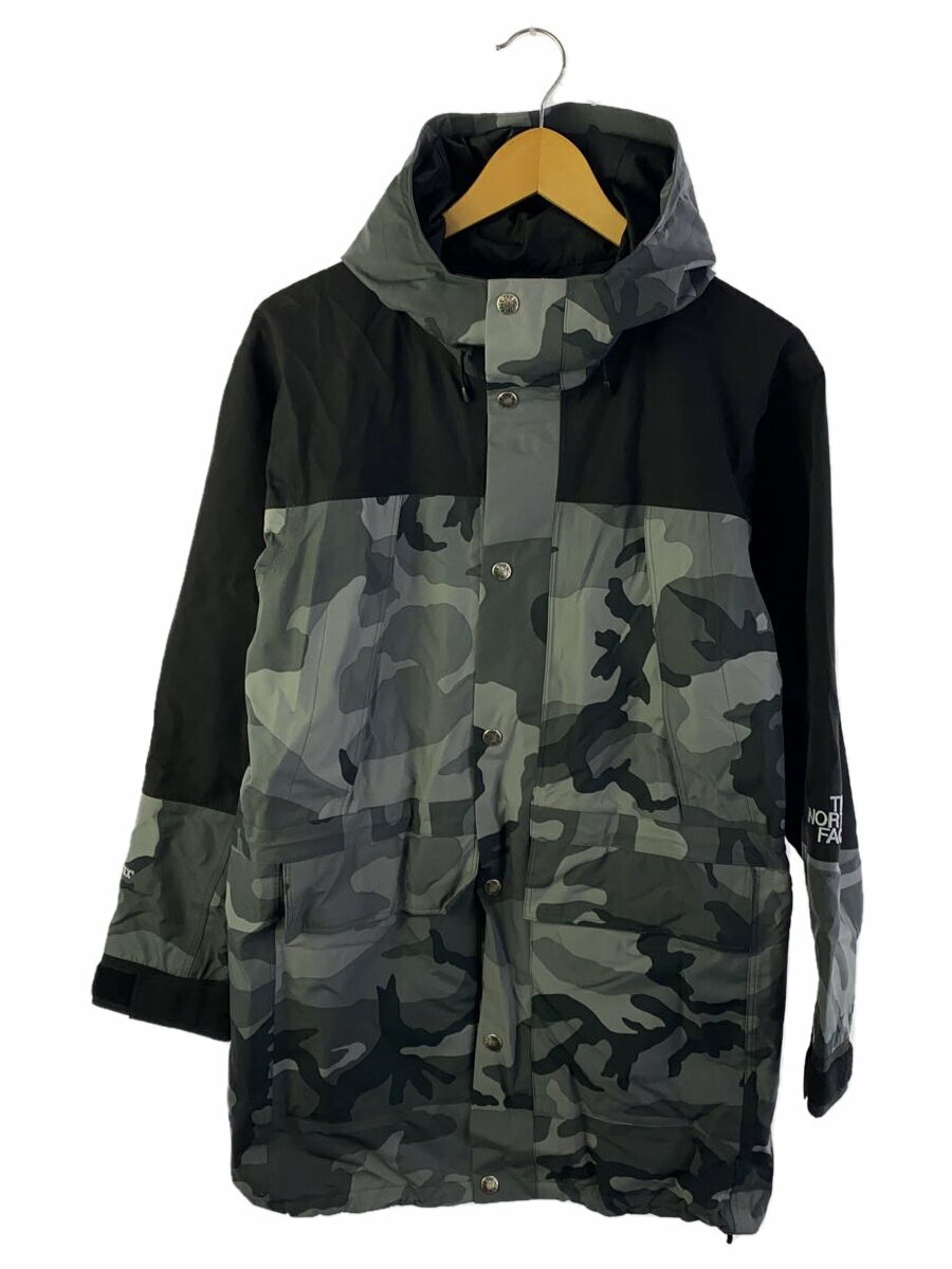 【中古】THE NORTH FACE◆マウンテンパーカ/S/ナイロン/グレー/カモフラ/NP61513【メンズウェア】