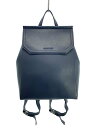 【中古】CHARLES&KEITH◆リュック/レザー/NVY【バッグ】