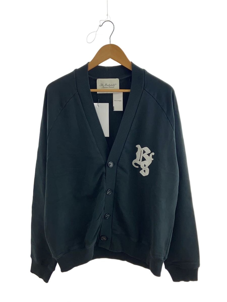 Backsideclub/400 GR FLEECE CARDI/XL/コットン/BLK/CRX 820 CROCHET