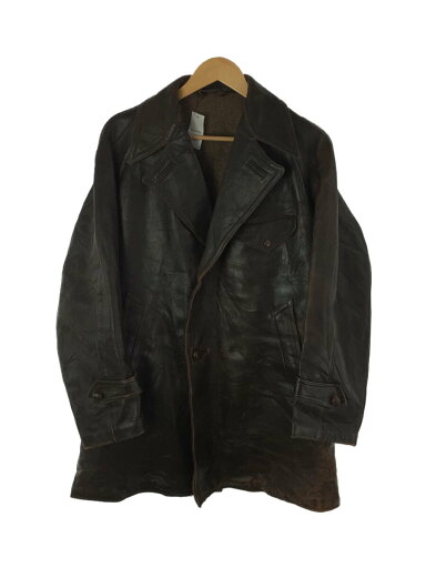 【中古】PARACUIR/コート/--/レザー/BRW/30~40s/SAINT ETIENNE/ボタン取れ//【メンズウェア】 【中古】PARACUIR/コート/--/レザー/BRW/30~40s/SAINT ETIENNE/ボタン取れ//【メンズウェア】