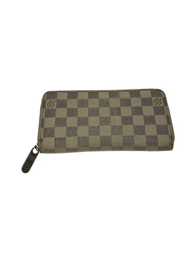 【中古】LOUIS VUITTON◆ジッピー・ウォレット_ダミエ・アズール_WHT/PVC/WHT/メンズ【服飾雑貨他】 【中古】LOUIS VUITTON◆ジッピー・ウォレット_ダミエ・アズール_WHT/PVC/WHT/メンズ【服飾雑貨他】