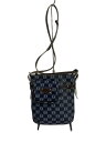 【中古】LOEWE◆LOEWE ロエベ ミニポーチ付き/アナグラム/ショルダーバッグ/NVY/総柄/330605【バッグ】