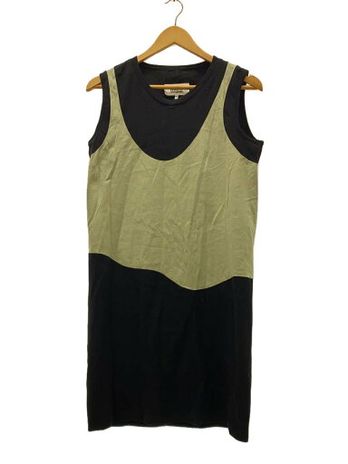 【中古】MM6◆ノースリーブワンピース/M/コットン/BLK/S32CT0747【レディースウェア】 【中古】MM6◆ノースリーブワンピース/M/コットン/BLK/S32CT0747【レディースウェア】