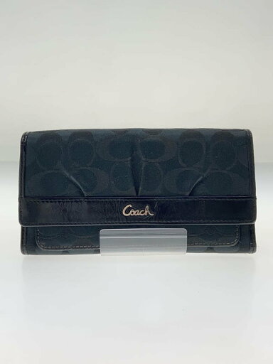 【中古】COACH◆長財布/--/BLK/総柄/メンズ【服飾雑貨他】 【中古】COACH◆長財布/--/BLK/総柄/メンズ【服飾雑貨他】