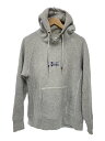 【中古】Champion◆パーカー/XL/コットン/グレー/無地/C8-J151/スウェット【メンズウェア】