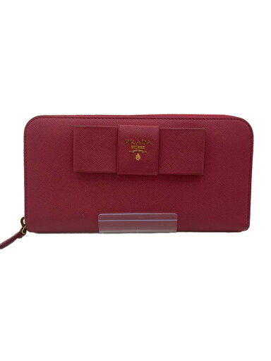 【中古】PRADA◆長サイフ/牛革/PNK/レディース【服飾雑貨他】 【中古】PRADA◆長サイフ/牛革/PNK/レディース【服飾雑貨他】